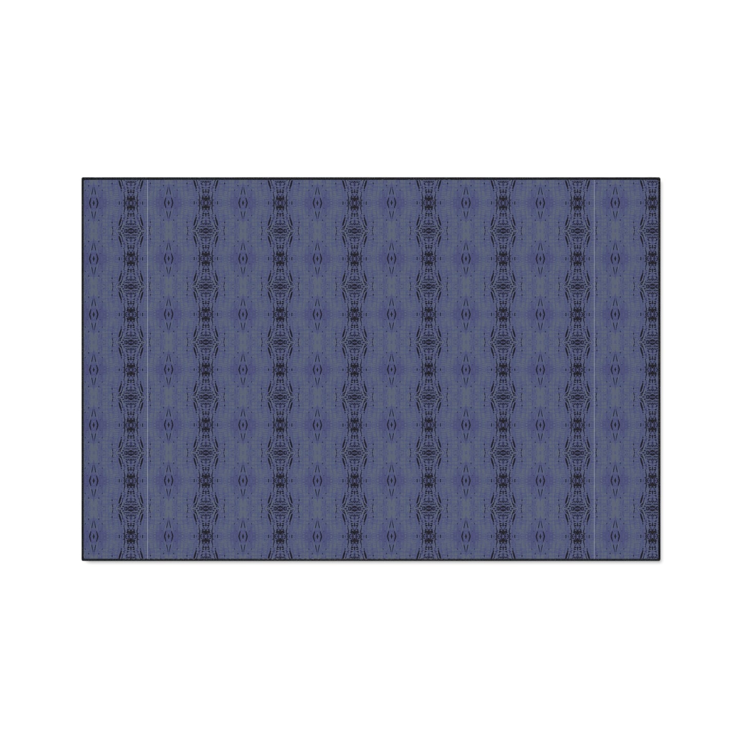 Stylish Heavy Duty Floor Mat for Home, Half Bamboo© Deep Blue, Durable Entrance Rug, Modern Indoor Mat, Kitchen or Hallway Décor