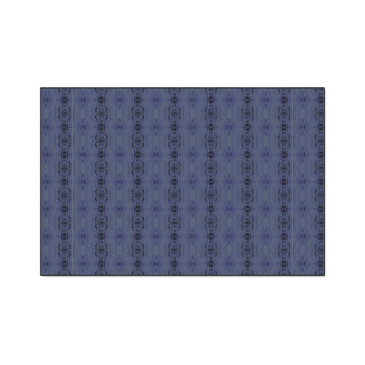 Stylish Heavy Duty Floor Mat for Home, Half Bamboo© Deep Blue, Durable Entrance Rug, Modern Indoor Mat, Kitchen or Hallway Décor