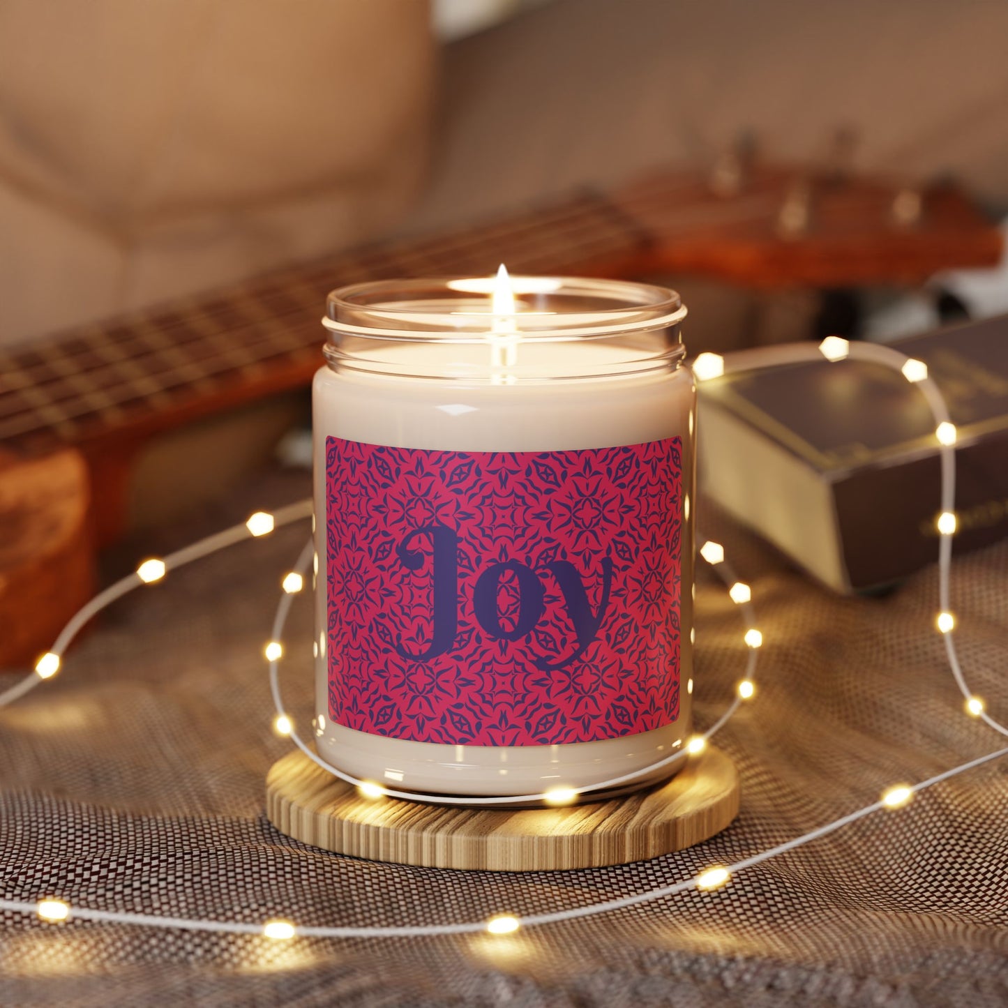Scented Soy Candle, Joy, Royal Prim© Magenta 9oz