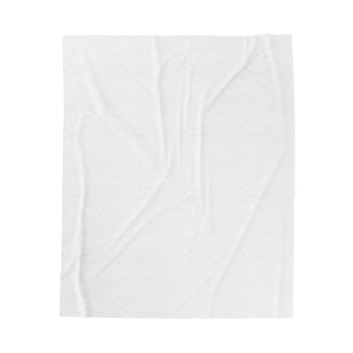 Velveteen Plush Blanket - Batik Scatter, Blue