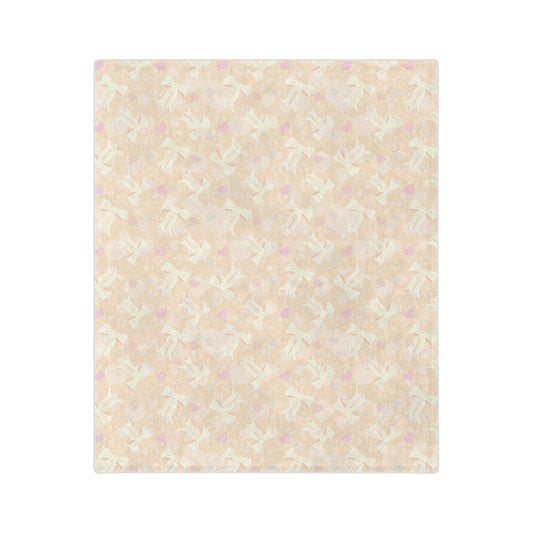 Velveteen Microfiber Blanket — Soft Pastel Floral Unicorn Throw for Nursery & Gifts