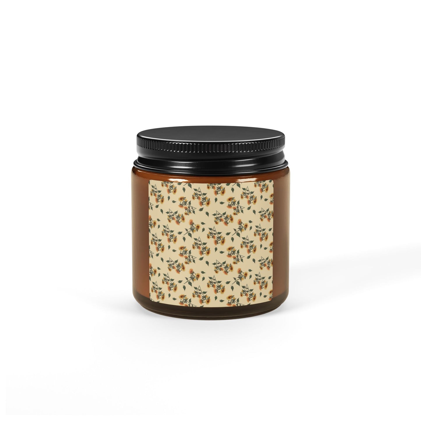 Sunflower Debut© Beige, Cozy Floral Scented Soy Candle, Aromatic Ambiance, Relaxing Gift, Home Decor, Eco-Friendly, Spa Essence
