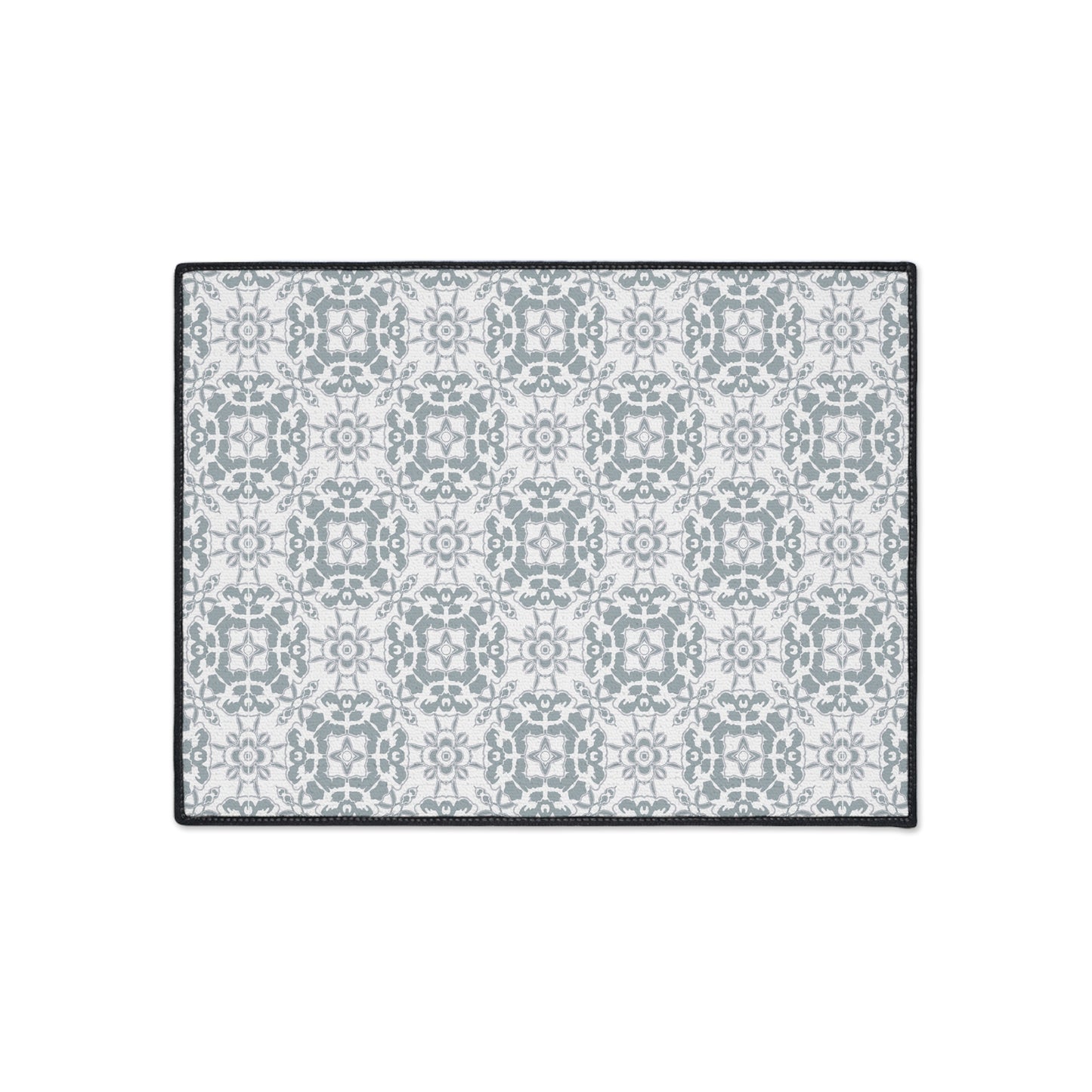 Stylish Heavy Duty Floor Mat Round Coastal Tile© Slate, for Home Decor, Entryway Rug, Indoor/Outdoor Use, Non-Slip Runner, Modern