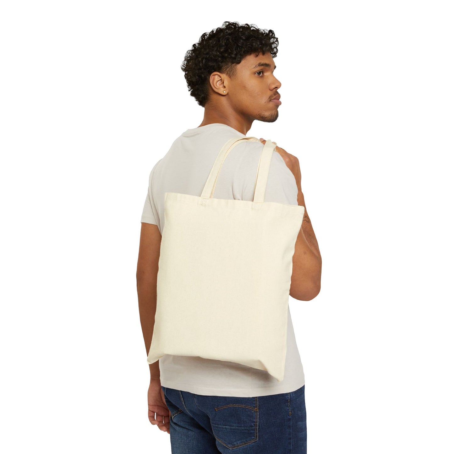 Cotton Canvas Tote Bag, Roya Prim© Purple