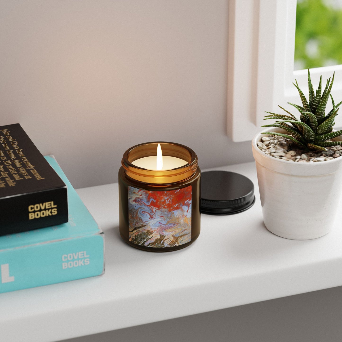 Scented Soy Candle, Aromatherapy Candle, Tidal© Orange, Eco-Friendly Candle, Home Decor Candle, Relaxation Gift, Meditation Gift
