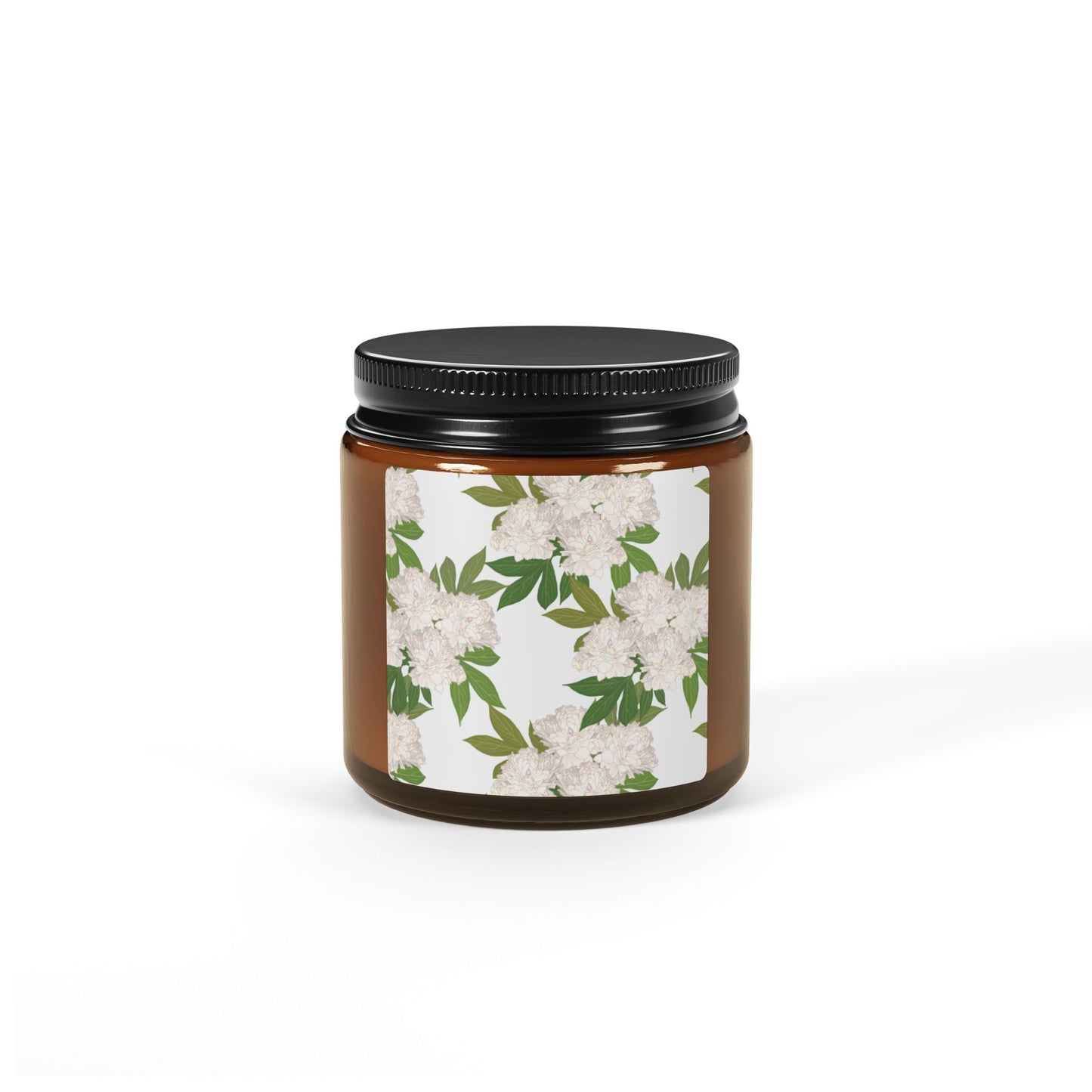 Aromatic Soy Candle Featuring Rachel's Peonies in White, Eco-Friendly Home Decor, Gift for Her, Relaxation Candle, Aromatherapy, Bridal Gift