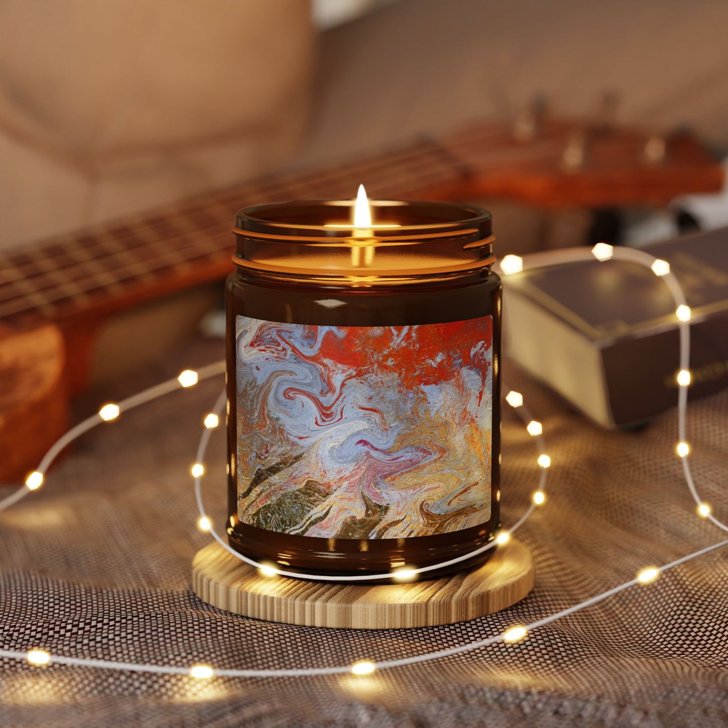 Scented Soy Candle, Aromatherapy Candle, Tidal© Orange, Eco-Friendly Candle, Home Decor Candle, Relaxation Gift, Meditation Gift