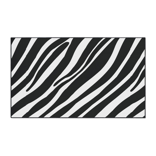 Stylish Zebra Floor Mat for Home & Office, Area Rug, Kitchen Doormat, Unique Decoration, Durable Heavy Duty Mat