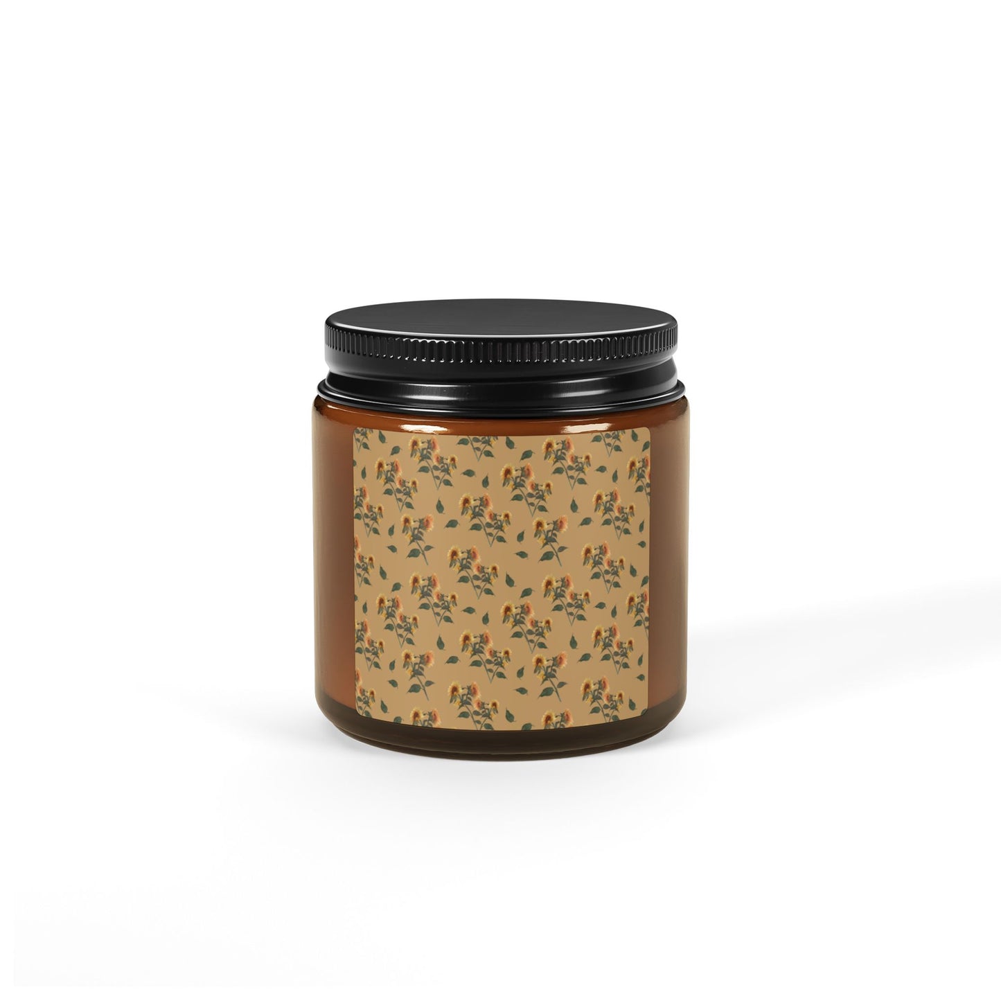 Aromatherapy Soy Candle, Sunflower Debut© Tan, Eco-Friendly Scented Candle, Relaxation Gift, Home Decor Candle, Natural Soy Wax Jar