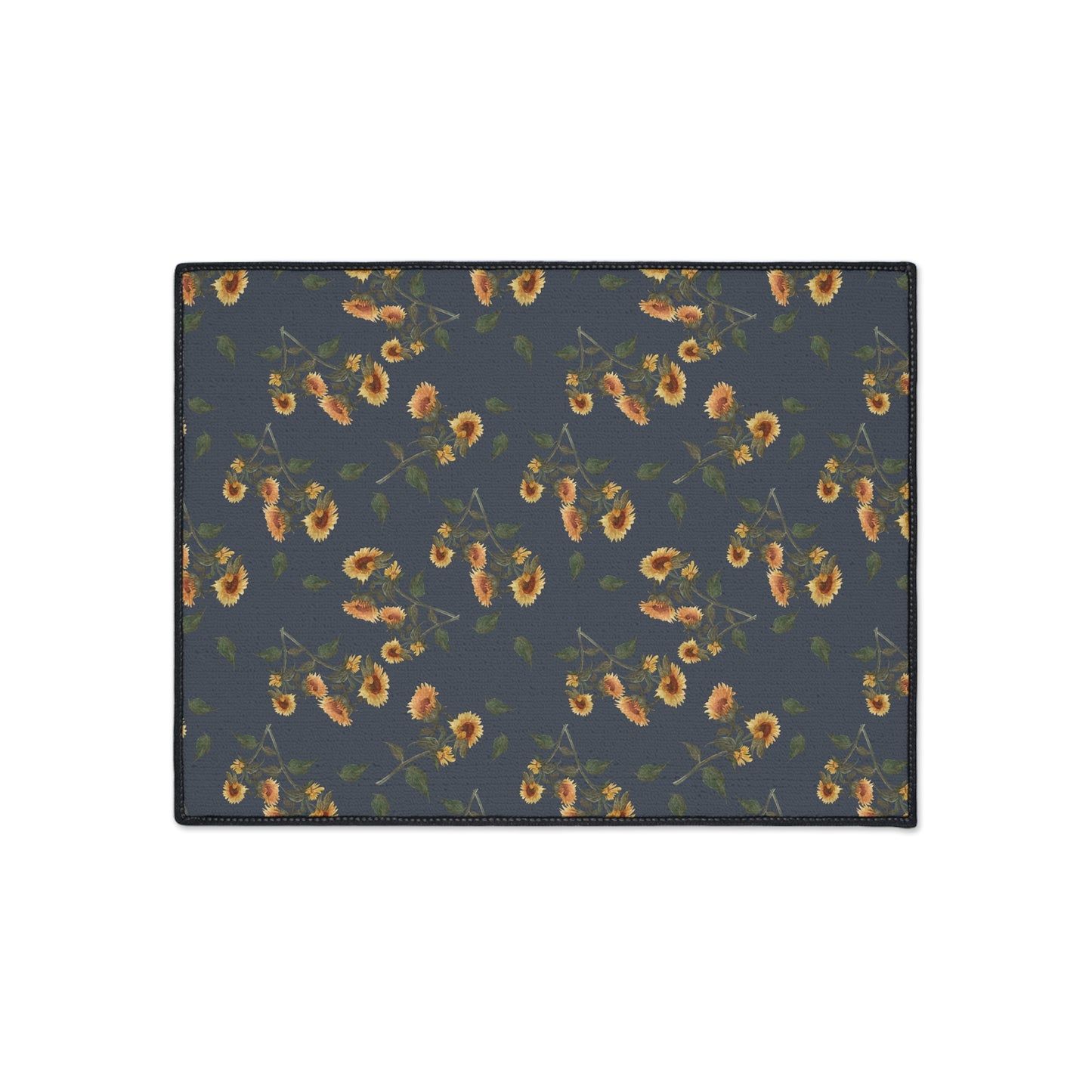 Floral Heavy Duty Floor Mat | Sunflower Debut© Hale, Stylish Kitchen Rug, Durable Entryway Mat, Indoor Carpet, Home Decor, Farmhouse Decor