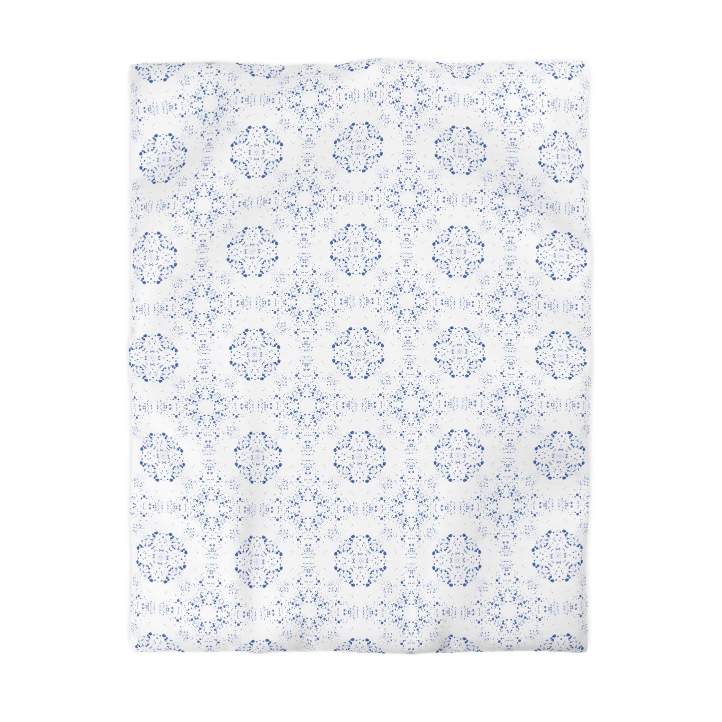 Microfiber Duvet Cover - Batik Scatter, Light Blue