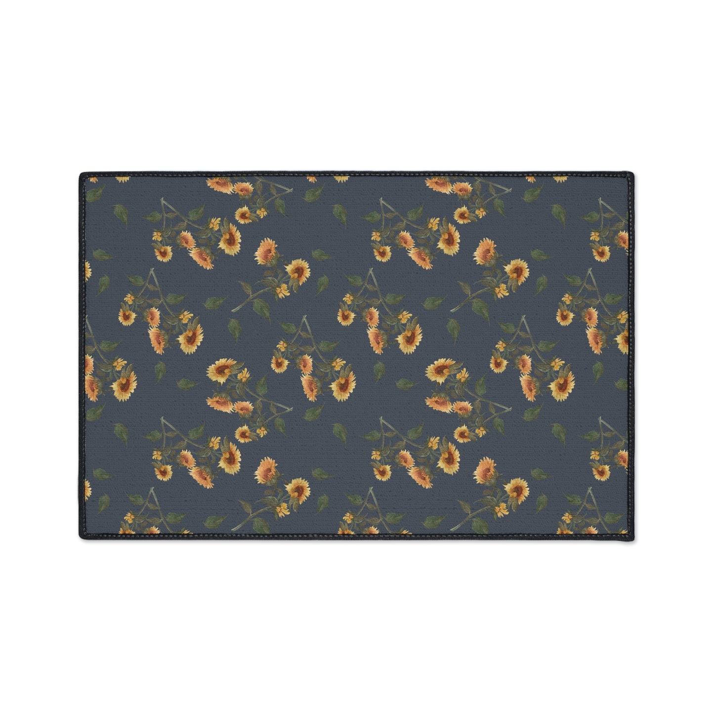 Floral Heavy Duty Floor Mat | Sunflower Debut© Hale, Stylish Kitchen Rug, Durable Entryway Mat, Indoor Carpet, Home Decor, Farmhouse Decor