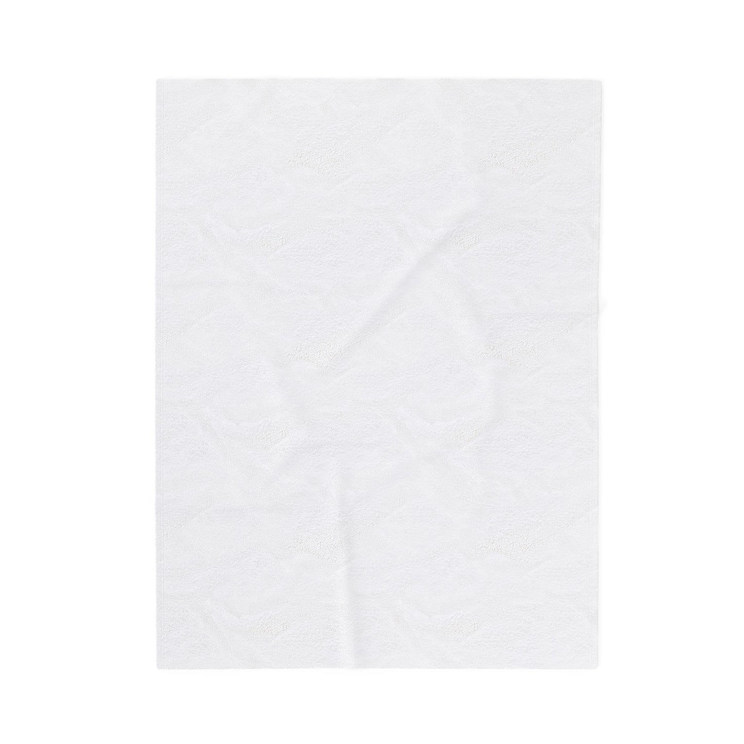 Velveteen Plush Blanket - Batik Scatter, Blue