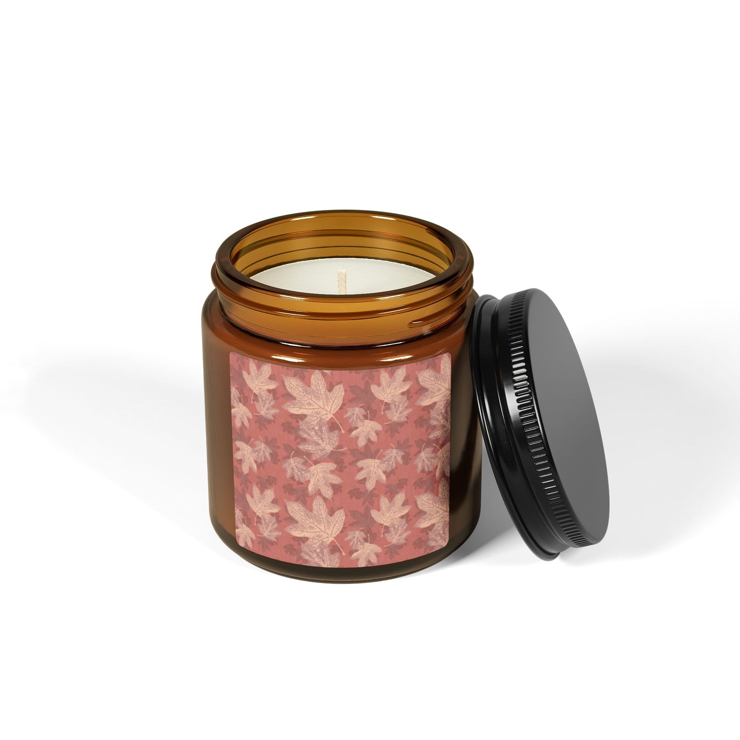 Cozy Autumn Scented Candle, Oak Leaf Hydrangea© in Terracotta, Perfect for Fall Decor, Gifts, Relaxation, Aromatherapy, Home Fragrance