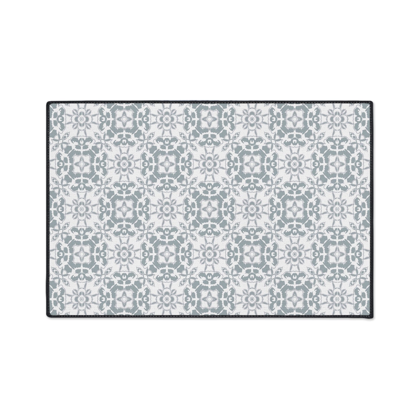 Stylish Heavy Duty Floor Mat Round Coastal Tile© Slate, for Home Decor, Entryway Rug, Indoor/Outdoor Use, Non-Slip Runner, Modern