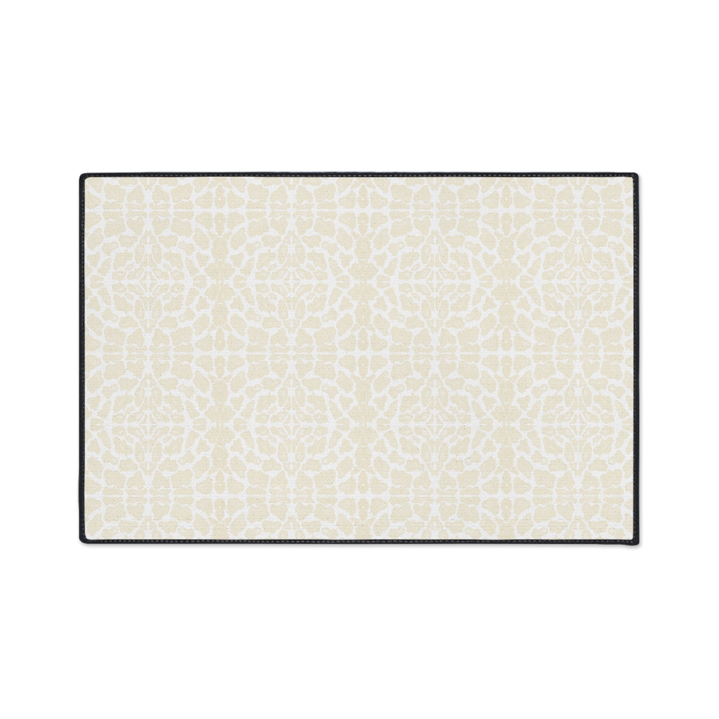 Heavy Duty Floor Mat - "Snow Leopard" Durable Area Rug, Non-Slip Home Decor, Heavy Traffic Welcome Mat, Kitchen & Entryway