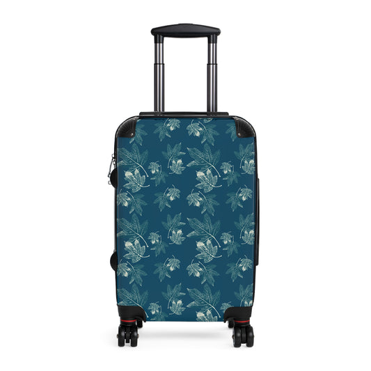 Suitcase - Oak Leaf Hydrangea© in Teal