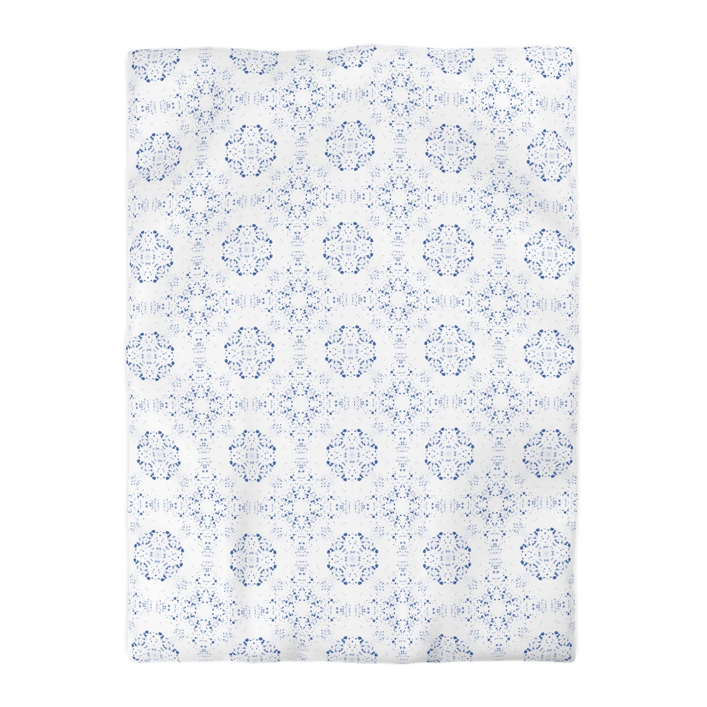 Microfiber Duvet Cover - Batik Scatter, Light Blue