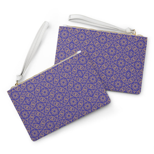 Clutch Bag, Royal Prim© Purple and Gold