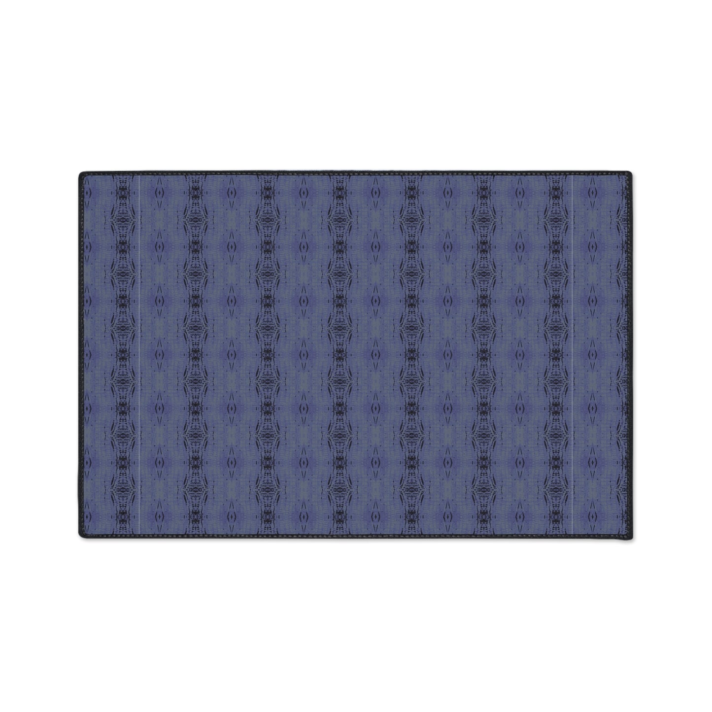 Stylish Heavy Duty Floor Mat for Home, Half Bamboo© Deep Blue, Durable Entrance Rug, Modern Indoor Mat, Kitchen or Hallway Décor