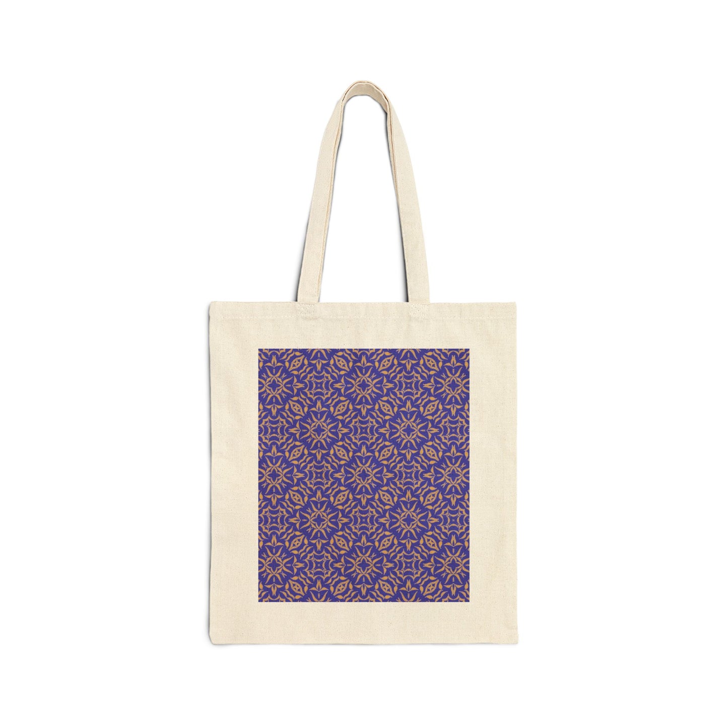 Cotton Canvas Tote Bag, Roya Prim© Purple