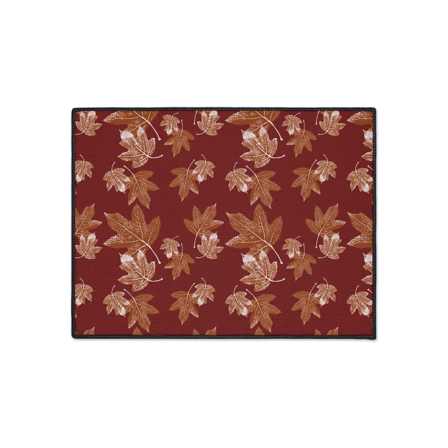 Autumn Leaves Heavy Duty Floor Mat - Seasonal Entrance Rug, Indoor/Outdoor Mat, Durable Welcome Mat, Thanksgiving Decor, Leaf Pattern