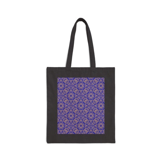 Cotton Canvas Tote Bag, Roya Prim© Purple