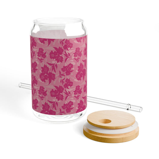 Sipper Glass, Elaine© Raspberry, 16oz