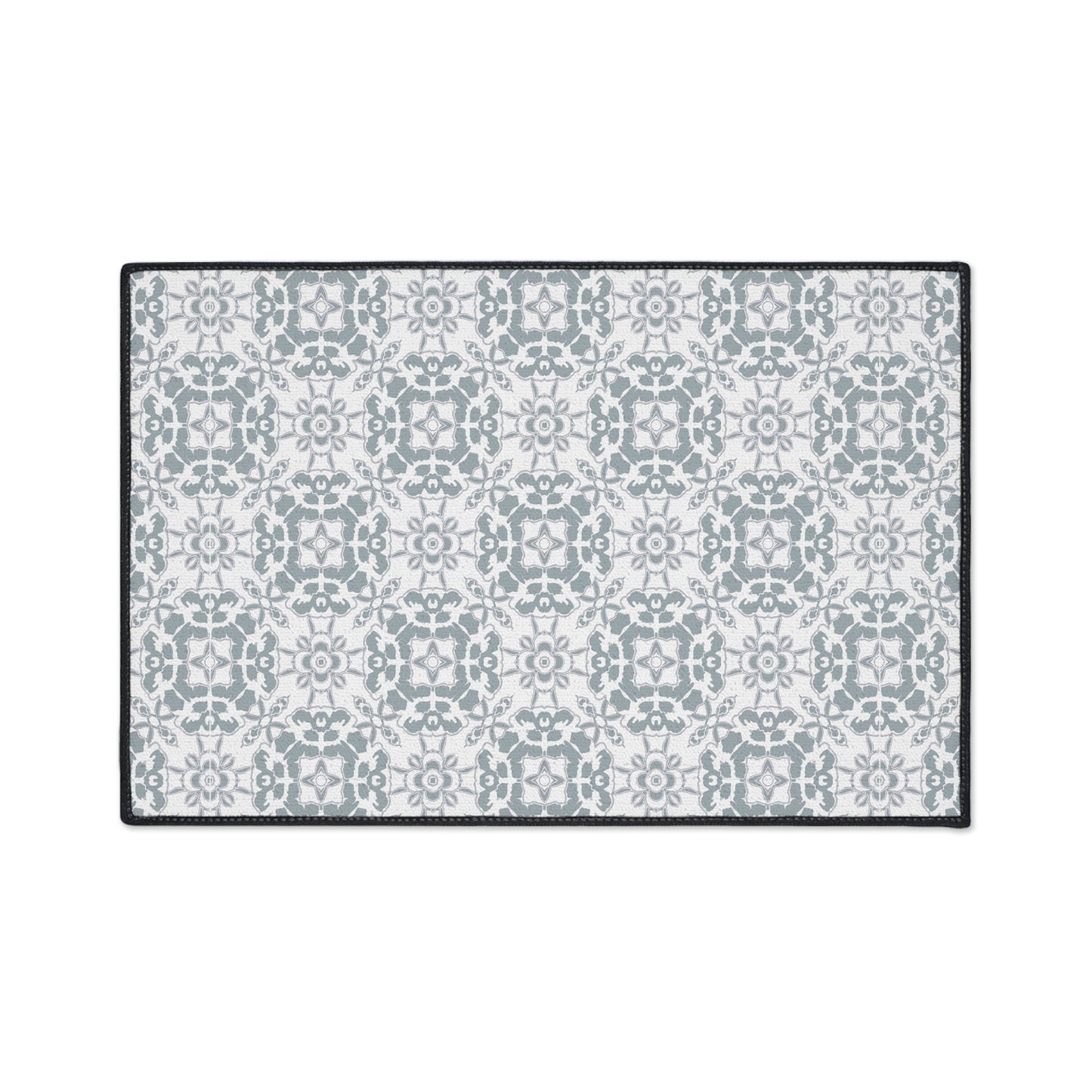 Stylish Heavy Duty Floor Mat Round Coastal Tile© Slate, for Home Decor, Entryway Rug, Indoor/Outdoor Use, Non-Slip Runner, Modern