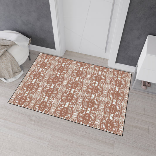 Stylish Heavy Duty Floor Mat, Half Bamboo© Mocha, Home Decor, Kitchen Mat, Entryway Rug, Modern Living Space, Gift Idea