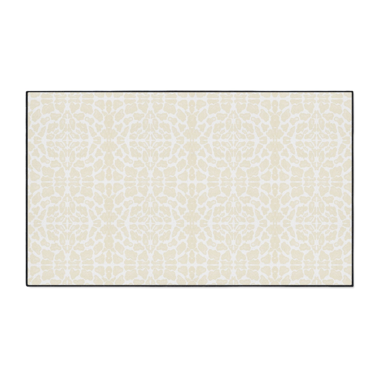 Heavy Duty Floor Mat - "Snow Leopard" Durable Area Rug, Non-Slip Home Decor, Heavy Traffic Welcome Mat, Kitchen & Entryway