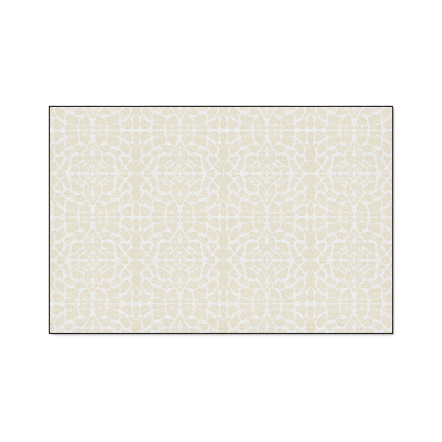 Heavy Duty Floor Mat - "Snow Leopard" Durable Area Rug, Non-Slip Home Decor, Heavy Traffic Welcome Mat, Kitchen & Entryway