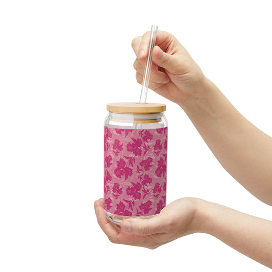 Sipper Glass, Elaine© Raspberry, 16oz