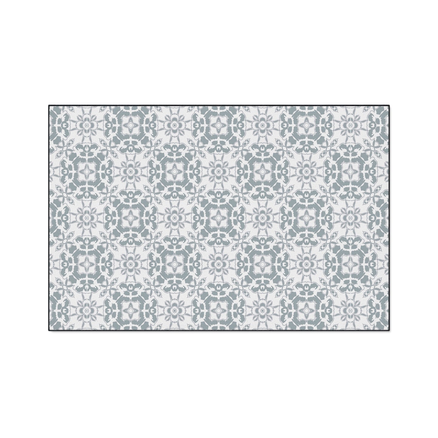 Stylish Heavy Duty Floor Mat Round Coastal Tile© Slate, for Home Decor, Entryway Rug, Indoor/Outdoor Use, Non-Slip Runner, Modern