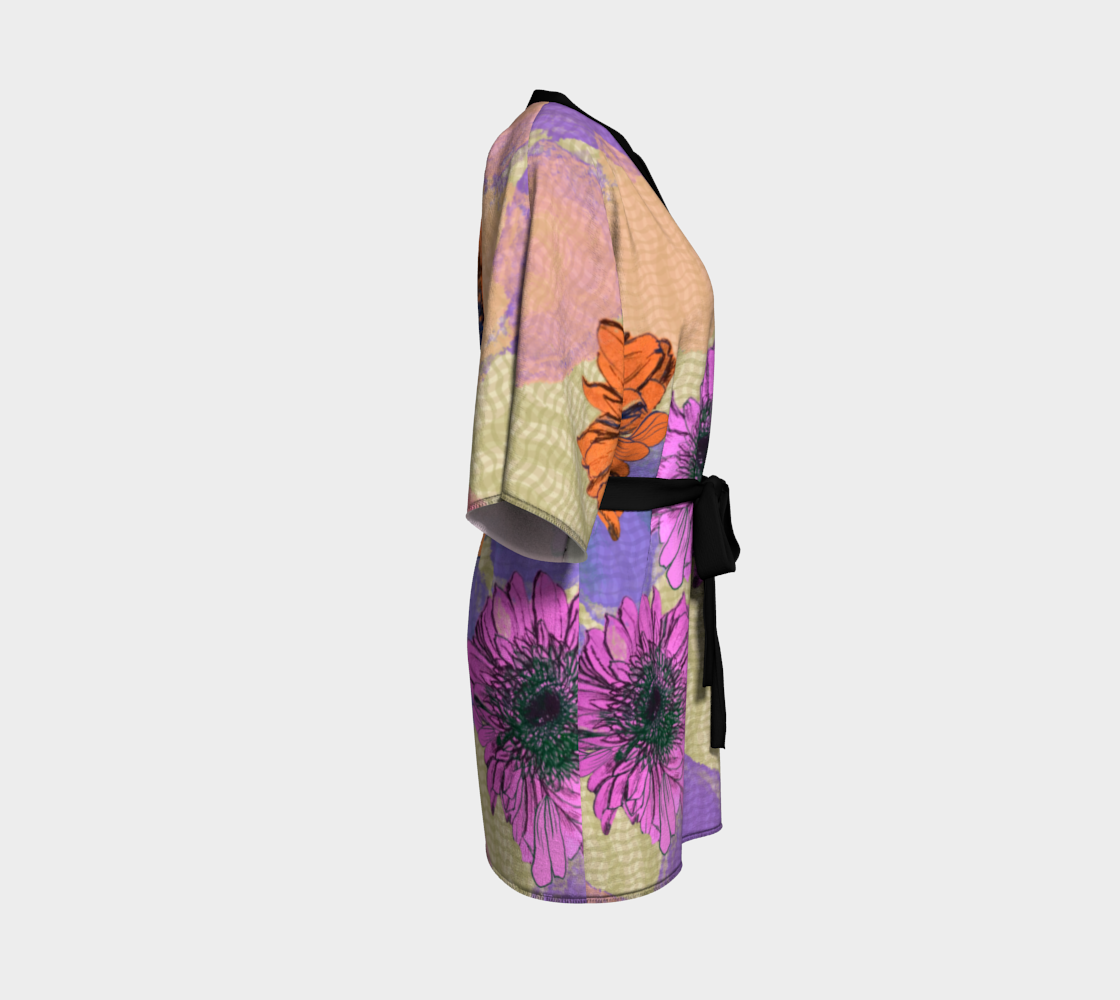 Silk Kimono Robe Featuring Collected Garden© Craft Maximalist