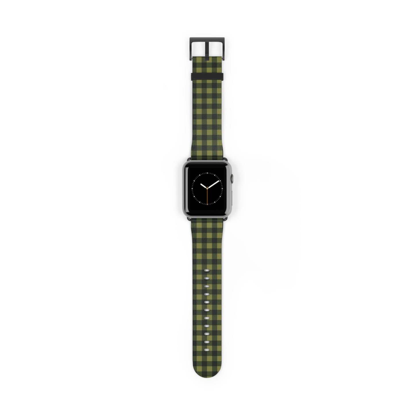 Green Buffalo Plaid Watch Band — Lightweight Patterned Apple Watch Strap