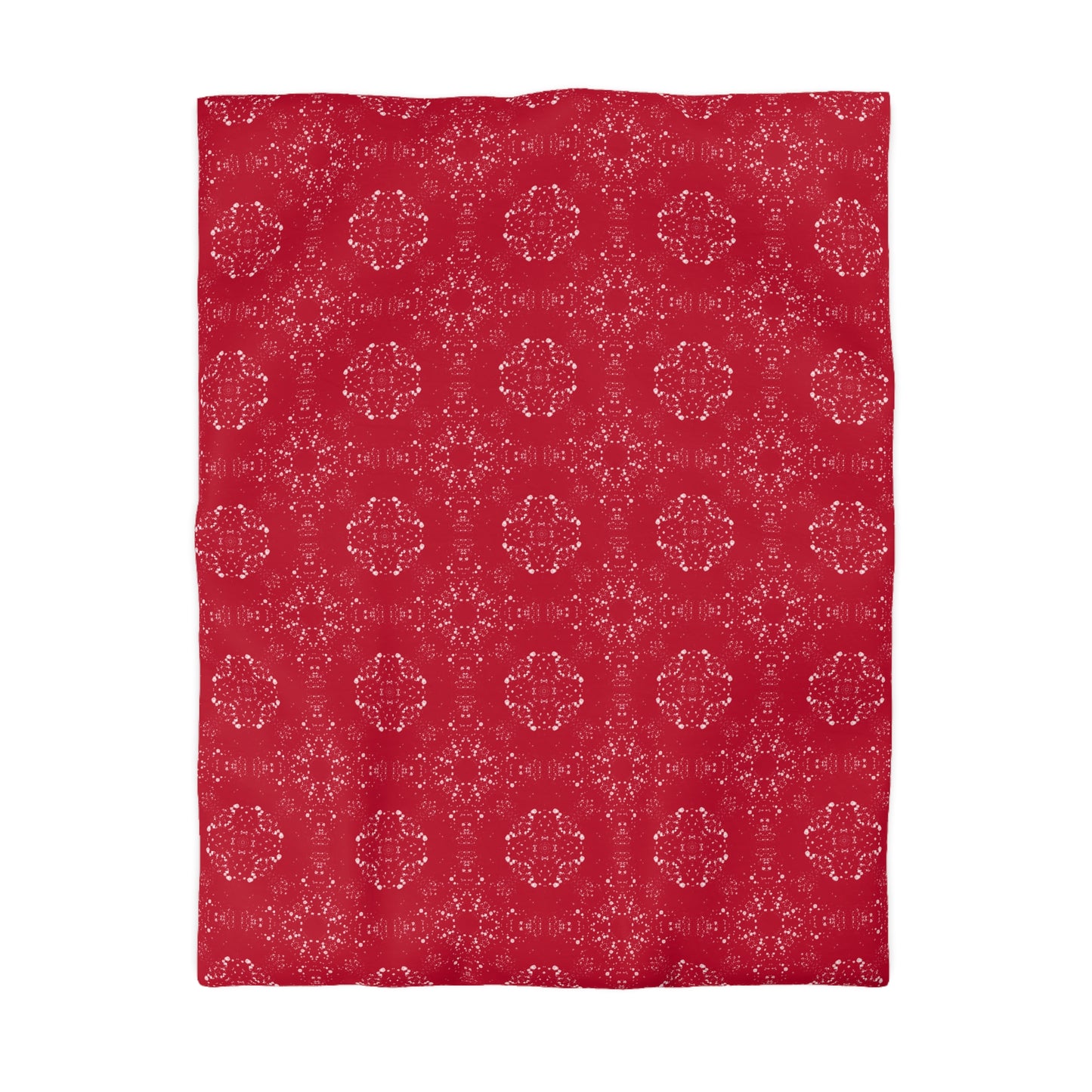 Microfiber Duvet Cover - Batik Scatter, Red