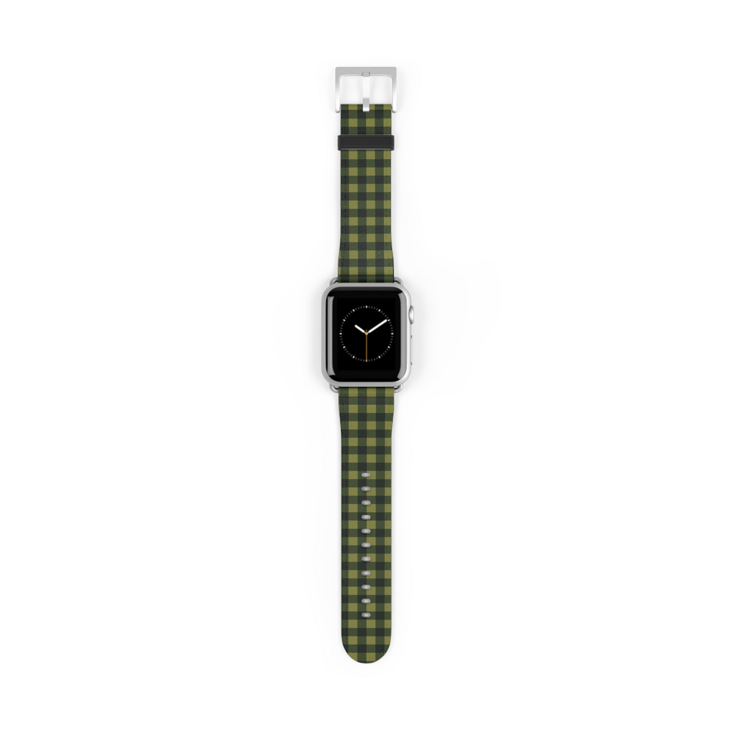 Green Buffalo Plaid Watch Band — Lightweight Patterned Apple Watch Strap