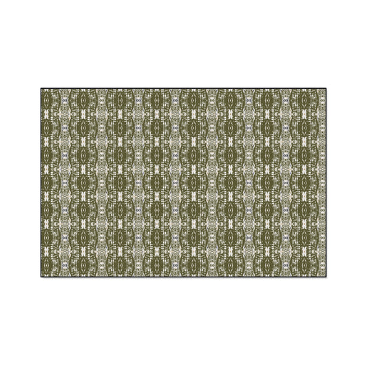 Stylish Heavy Duty Floor Mat - Half Bamboo© in Olive Durable Home Decor, Kitchen Mat, Entryway Rug, Outdoor Mat, Functional and Trendy