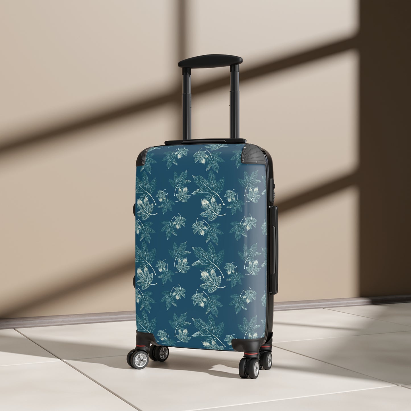 Suitcase - Oak Leaf Hydrangea© in Teal