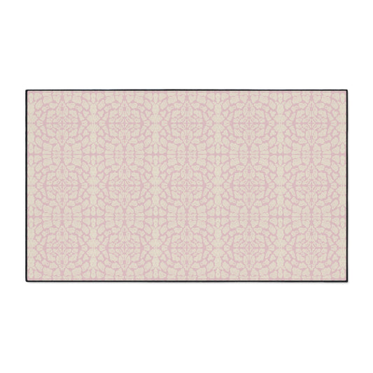 Elegant Heavy Duty Floor Mat Pink Shell, for Home and Office | Stylish Anti-Fatigue Mats | Perfect for Kitchen & Entryway