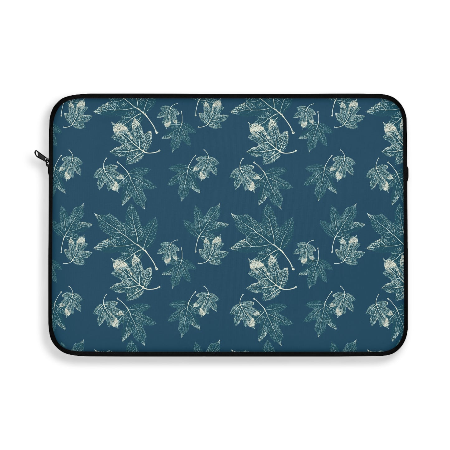 Laptop Sleeve - Oak Leaf Hydrangea© in Teal