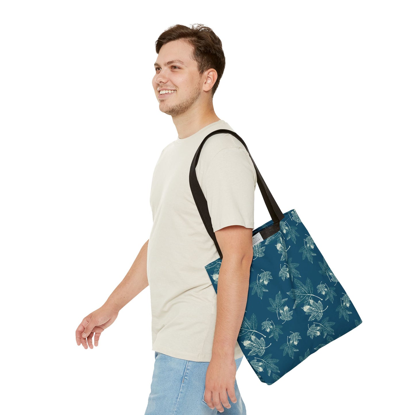 Tote Bag - Oak leaf Hydrangea© in Teal