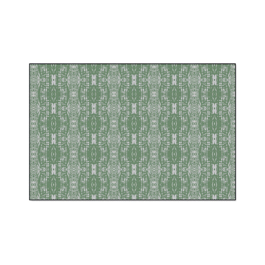 Stylish Heavy Duty Floor Mat Half Bamboo© Sage, for Home or Office, Non-slip Doormat, Indoor/Outdoor Mat, Kitchen Rug, Entryway Decor
