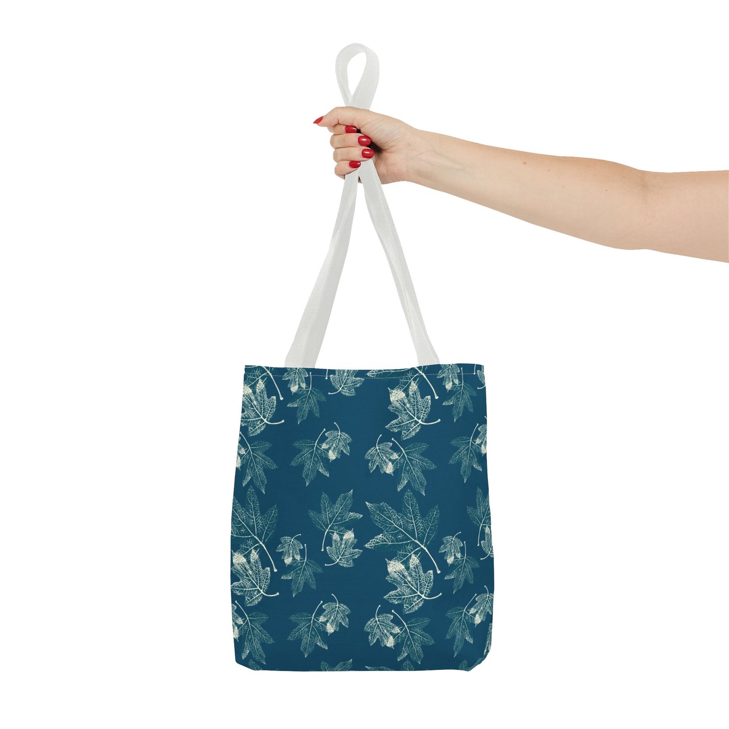 Tote Bag - Oak leaf Hydrangea© in Teal