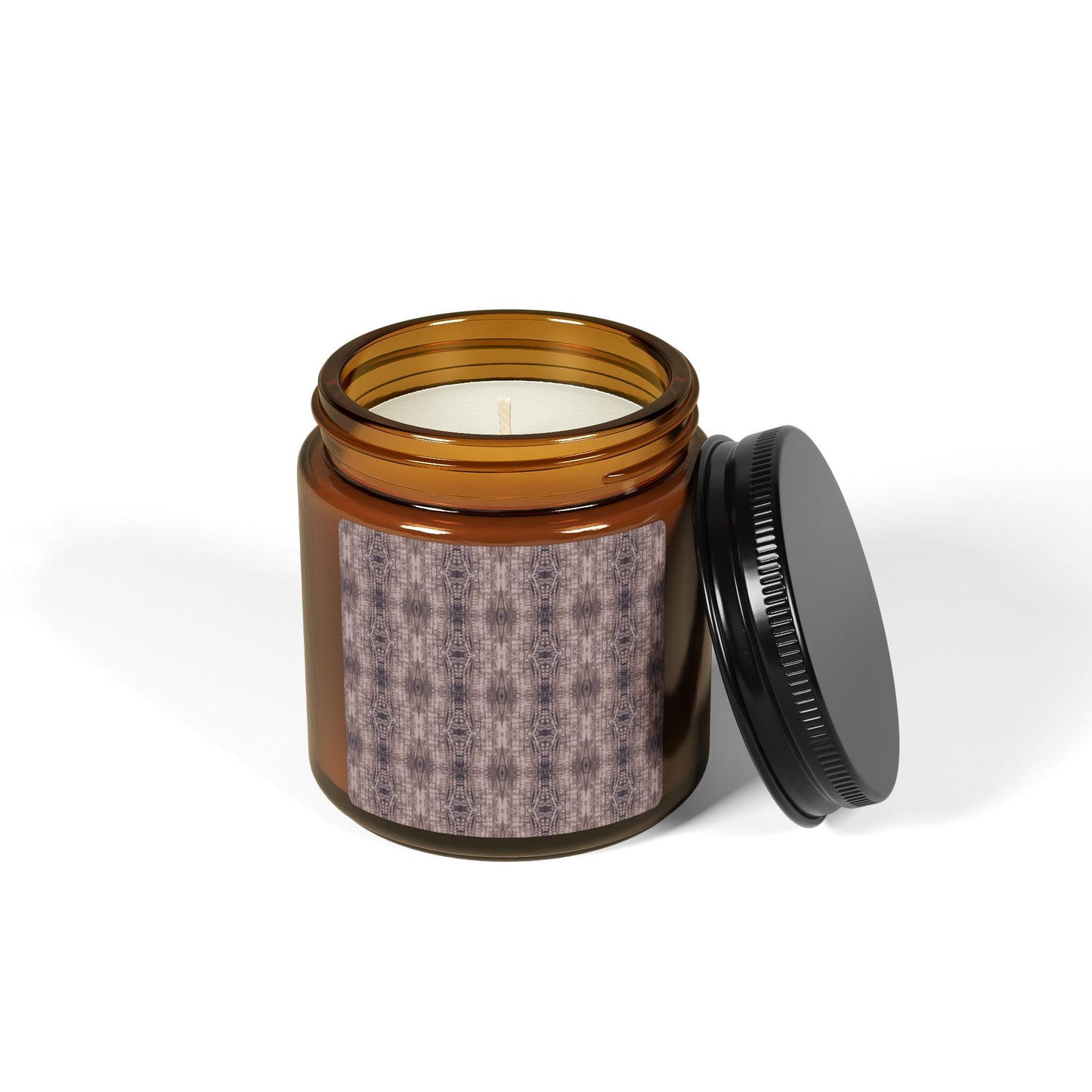 Boho Aromatherapy Soy Candle, Half Bamboo© Fawn, Natural Home Decor, Relaxation Gift, Wellness Candle, Scented Candle for Self-Care, Eco-Friendly Gift