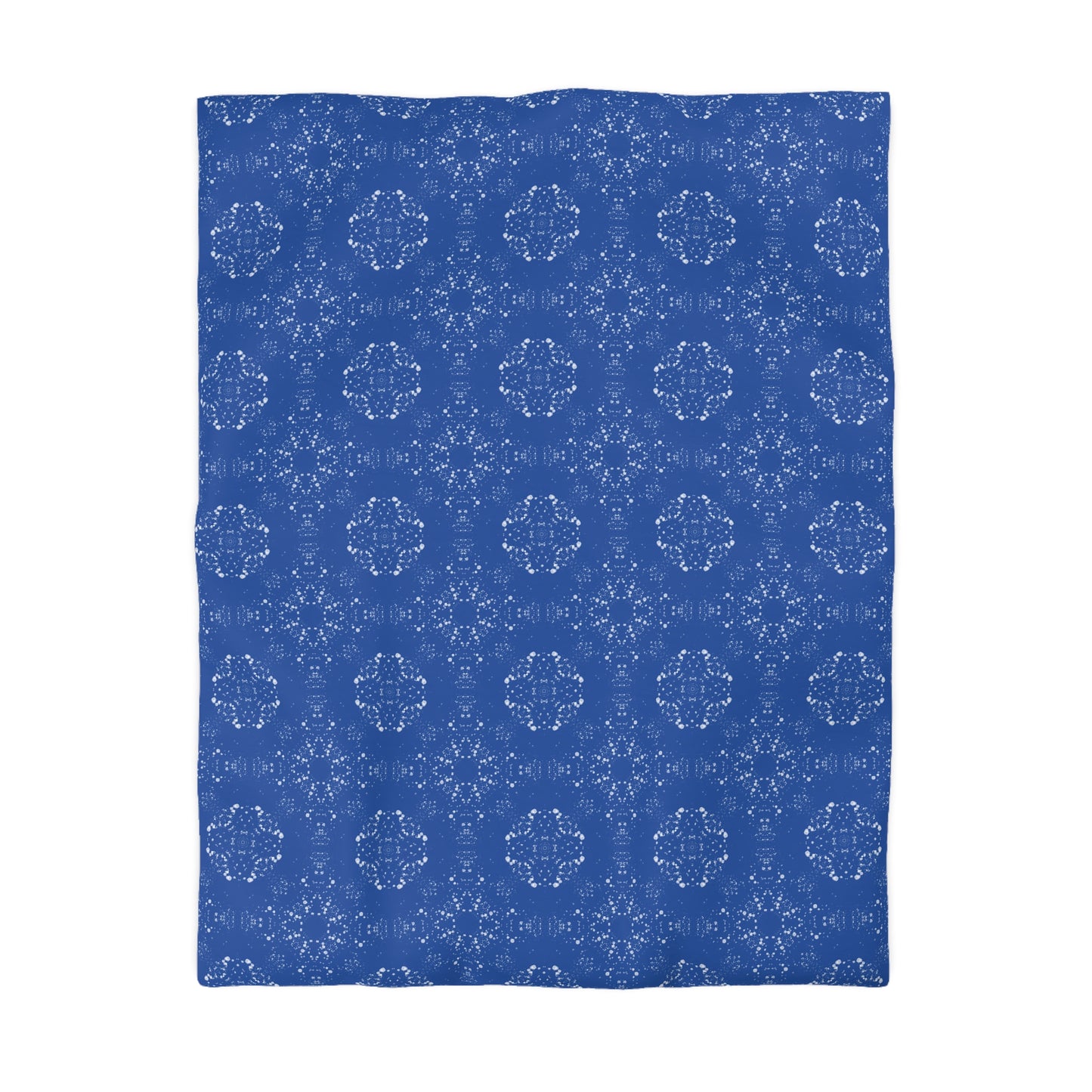 Microfiber Duvet Cover - Batik Scatter©, Dark Blue