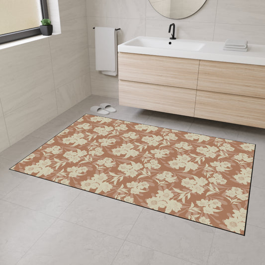 Floral Heavy Duty Floor Mat Featuring Elaine© in Mocha Mousse. Perfect for Autumn Home, Kitchen, and Entryway Decor | Non-Slip Area Rugs, Durable Mats, Indoor/Outdoor Use, [...]