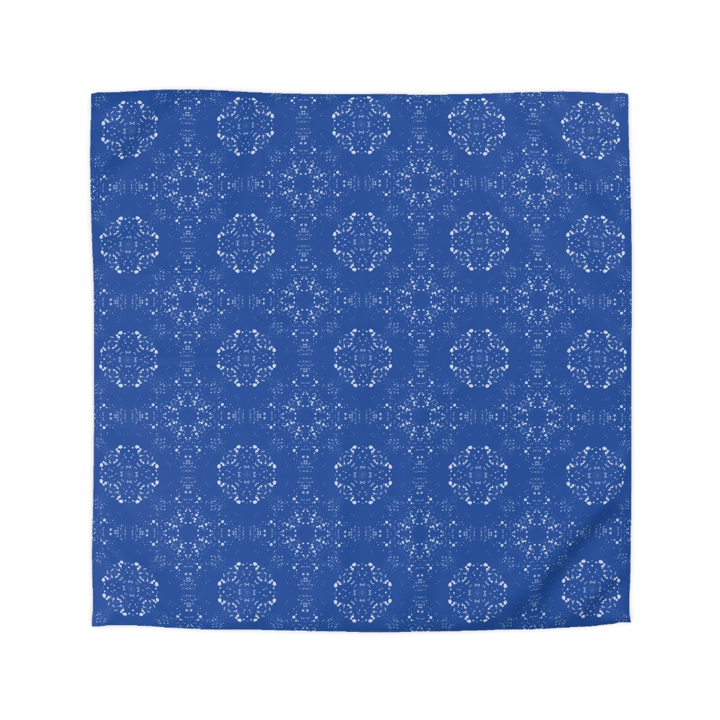 Microfiber Duvet Cover - Batik Scatter©, Dark Blue