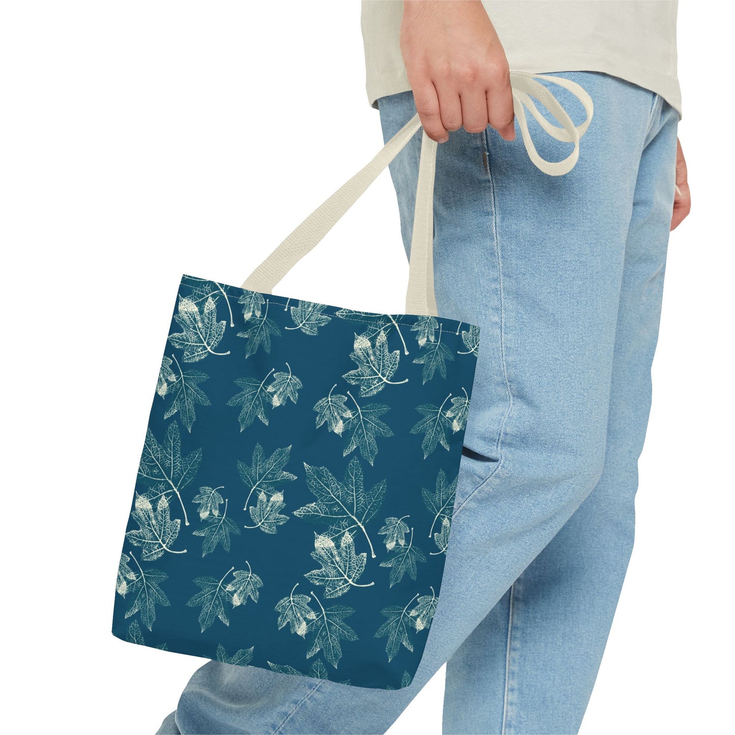 Tote Bag - Oak leaf Hydrangea© in Teal